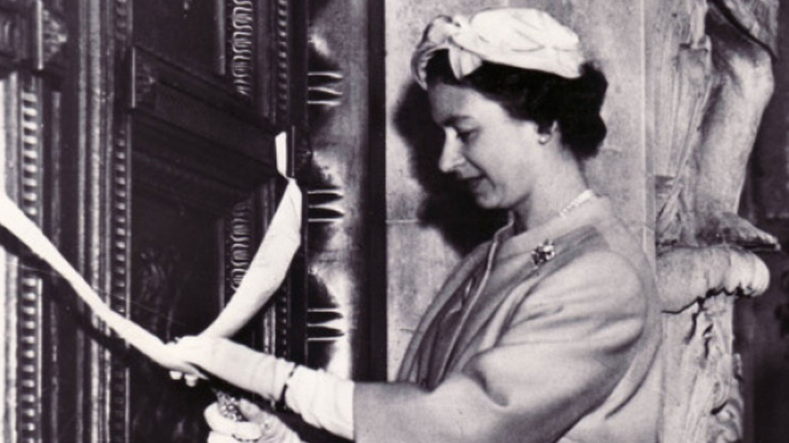 Queen Elizabeth in 1959